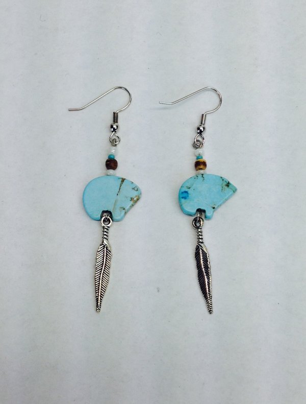 Native Bear Earrings